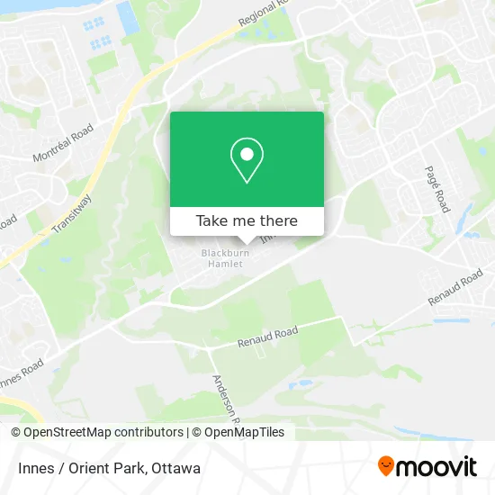 Innes / Orient Park map