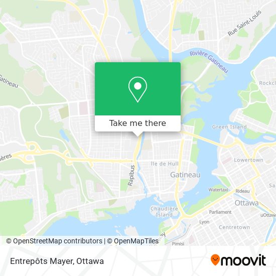 Entrepôts Mayer map