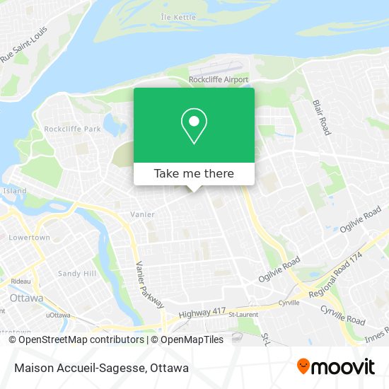 Maison Accueil-Sagesse map