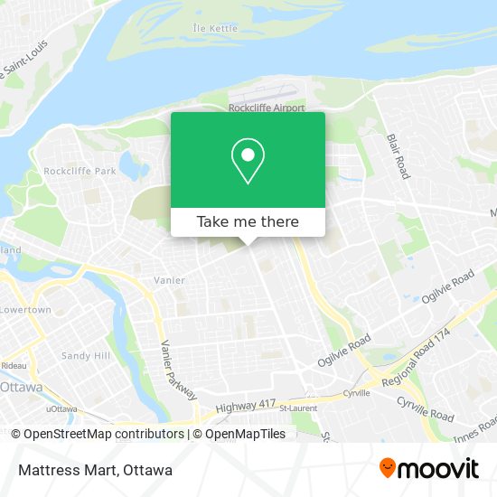 Mattress Mart map