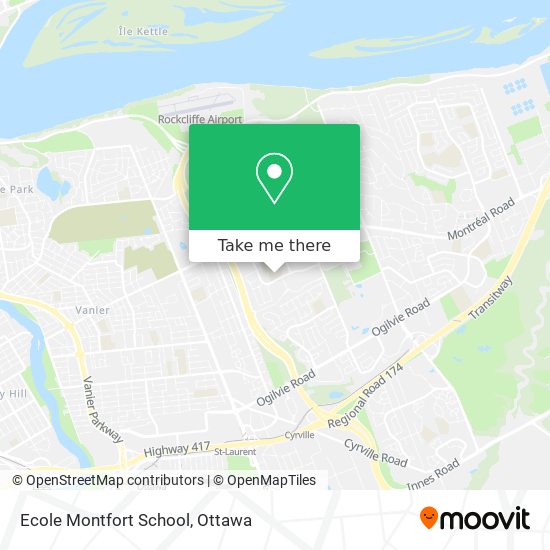 Ecole Montfort School map