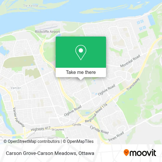 Carson Grove-Carson Meadows map