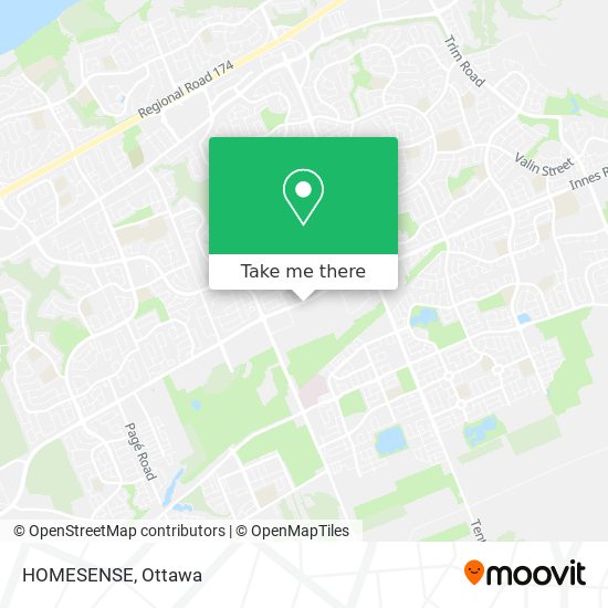 HOMESENSE map