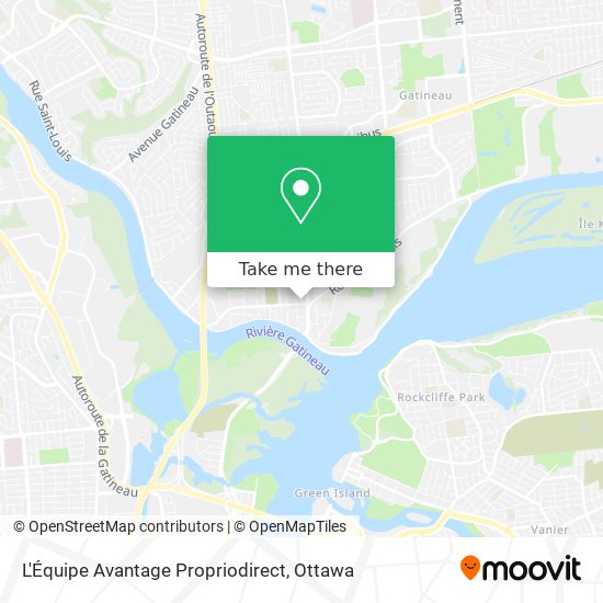 L'Équipe Avantage Propriodirect map