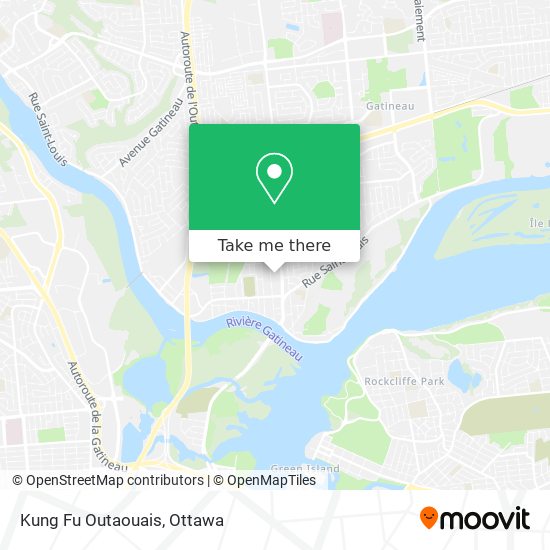 Kung Fu Outaouais map