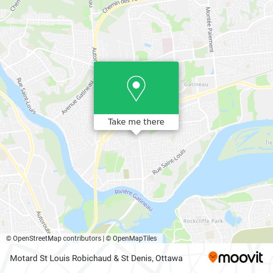 Motard St Louis Robichaud & St Denis map
