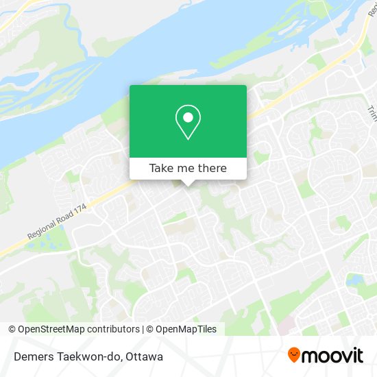 Demers Taekwon-do map