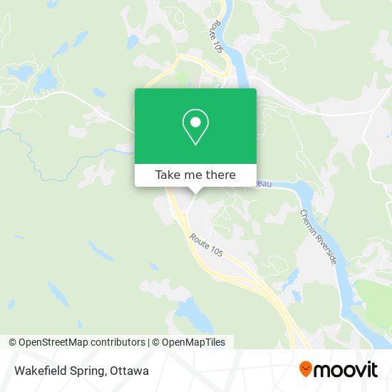 Wakefield Spring map