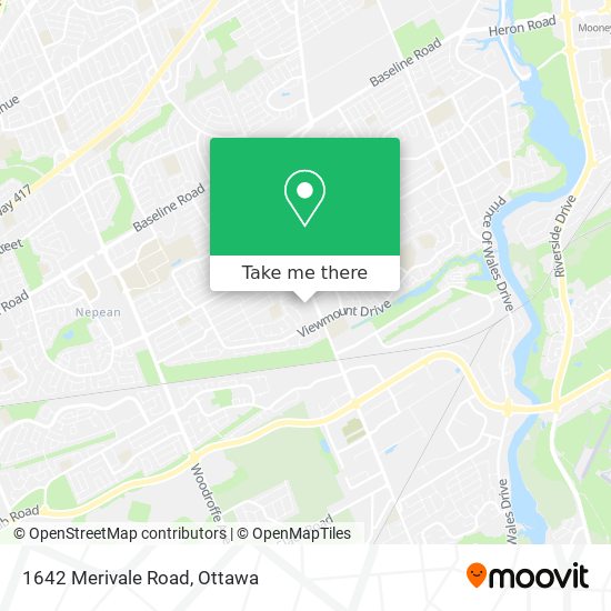 1642 Merivale Road map