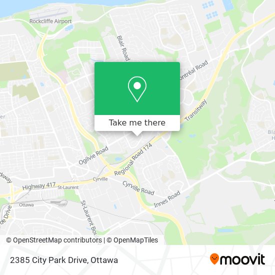 2385 City Park Drive map