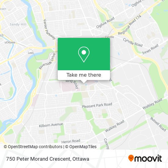 750 Peter Morand Crescent map