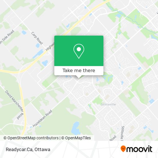 Readycar.Ca map