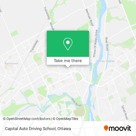 Capital Auto Driving School map