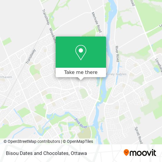 Bisou Dates and Chocolates map