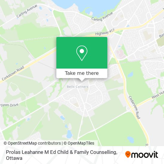 Prolas Leahanne M Ed Child & Family Counselling map