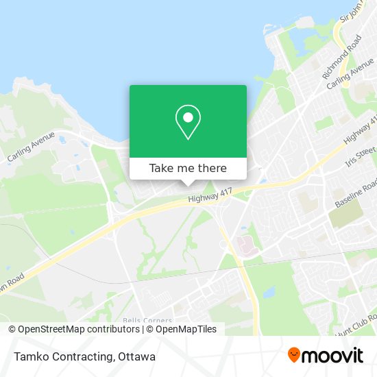 Tamko Contracting map