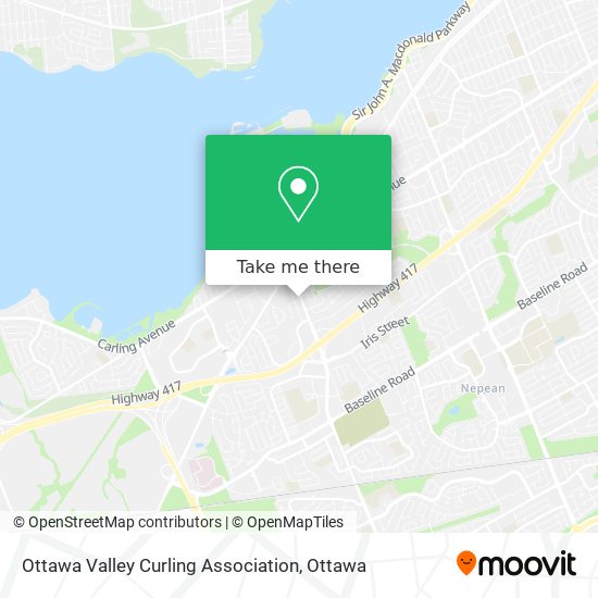Ottawa Valley Curling Association map