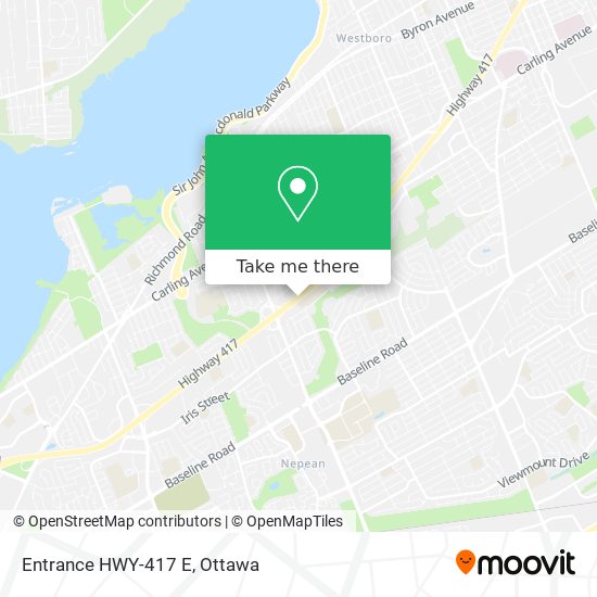 Entrance HWY-417 E plan