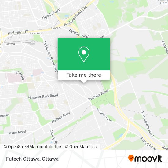 Futech Ottawa map