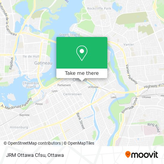 JRM Ottawa Cfsu map