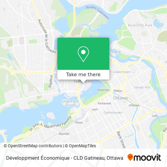 Développment Économique - CLD Gatineau plan