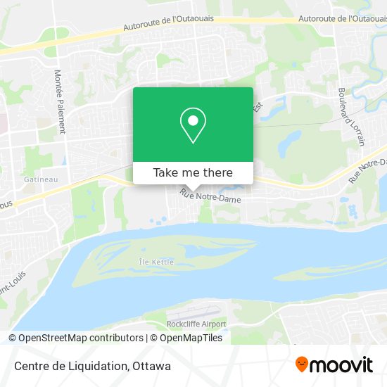 Centre de Liquidation map