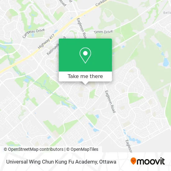 Universal Wing Chun Kung Fu Academy map