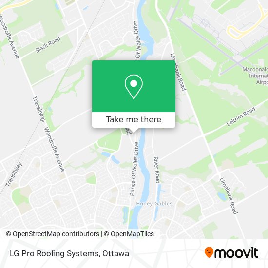 LG Pro Roofing Systems map