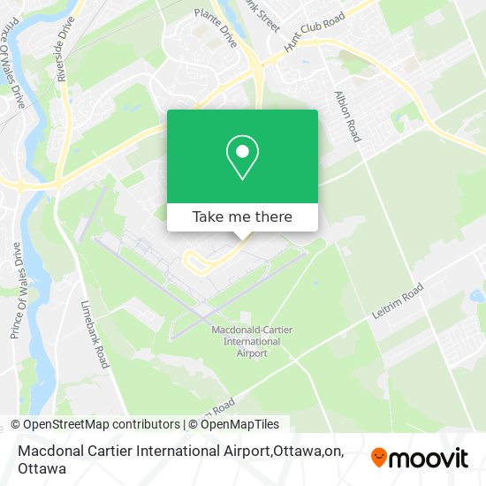 Macdonal Cartier International Airport,Ottawa,on plan