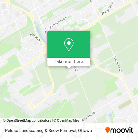 Peloso Landscaping & Snow Removal map