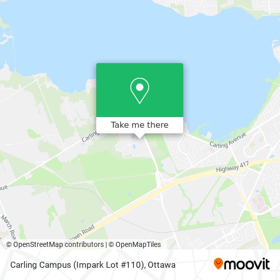 Carling Campus (Impark Lot #110) map