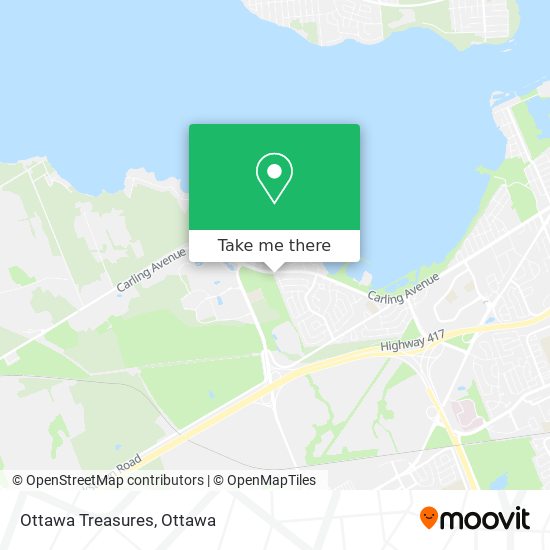 Ottawa Treasures map