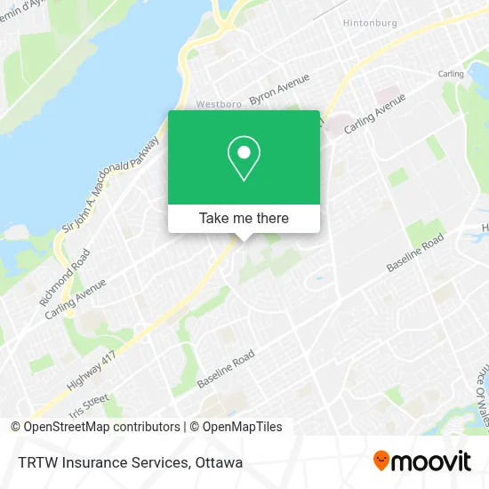 TRTW Insurance Services map