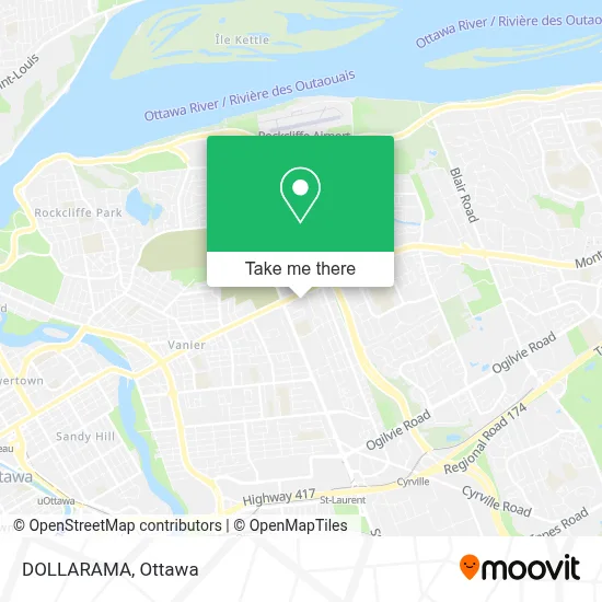 DOLLARAMA map
