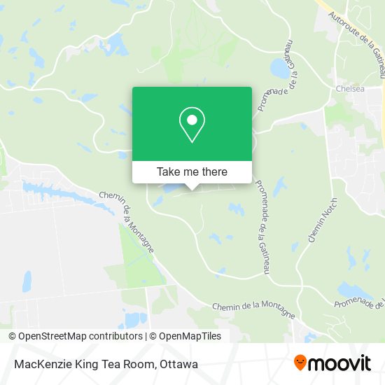 MacKenzie King Tea Room map