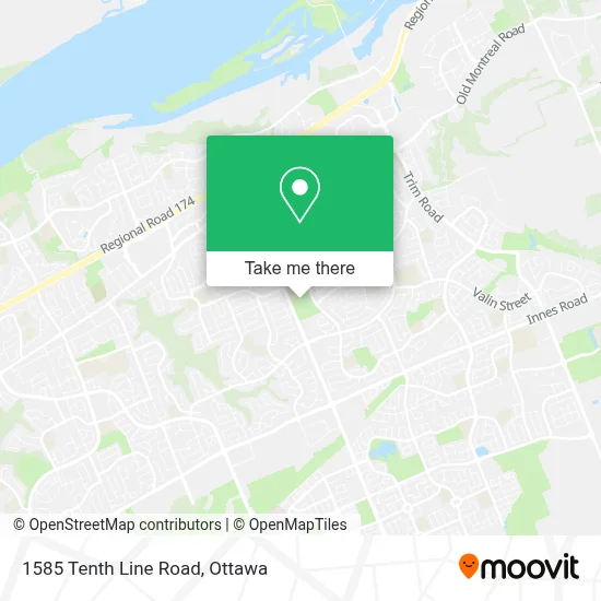 1585 Tenth Line Road map