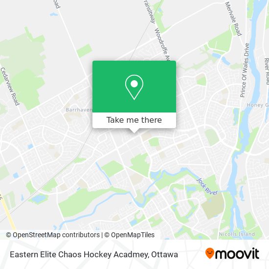 Eastern Elite Chaos Hockey Acadmey map