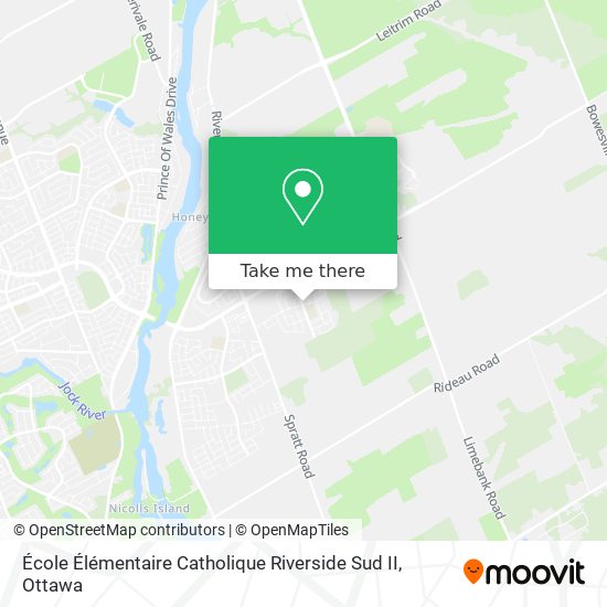 École Élémentaire Catholique Riverside Sud II map