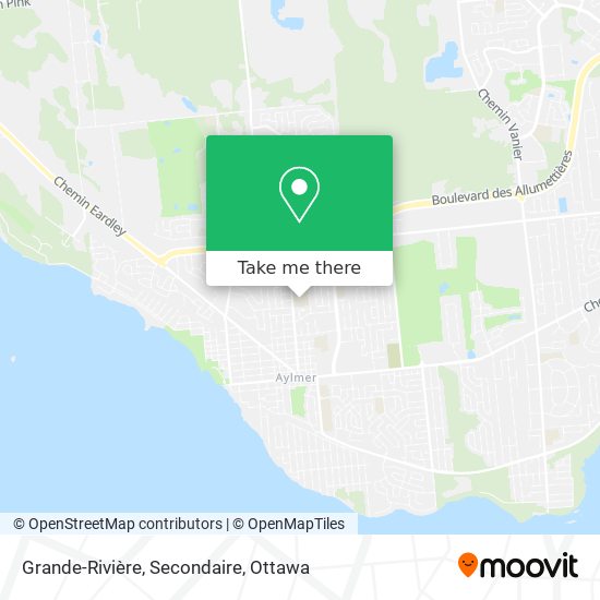 Grande-Rivière, Secondaire map