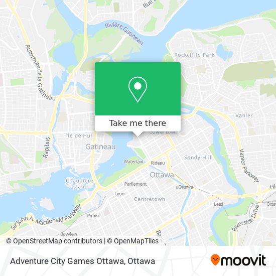 Adventure City Games Ottawa plan