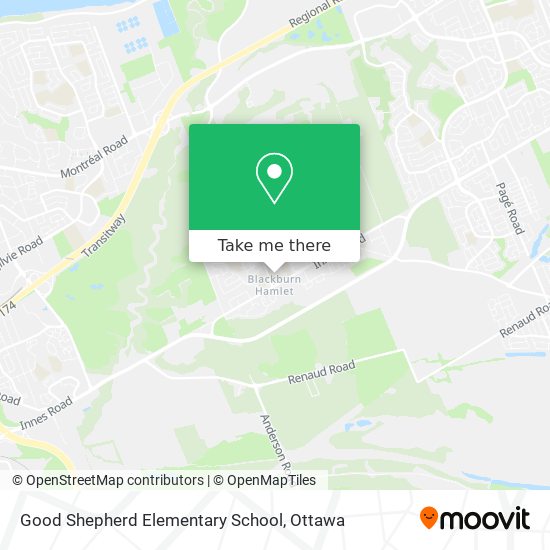 Good Shepherd Elementary School map