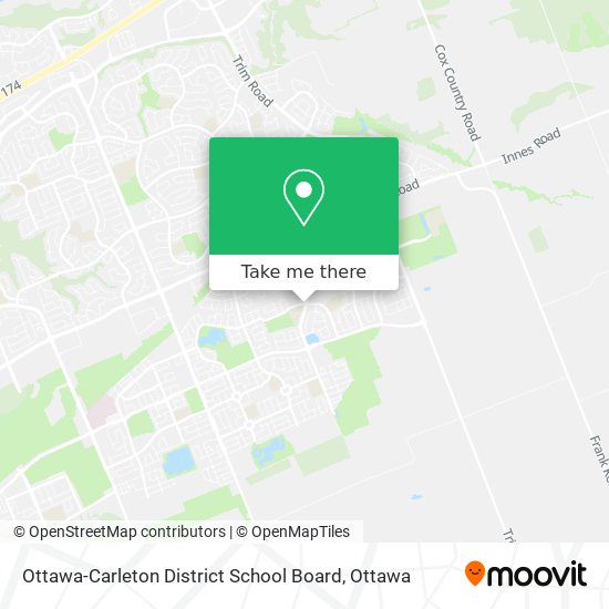 Ottawa-Carleton District School Board map