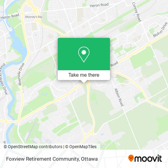 Foxview Retirement Community map