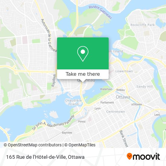 165 Rue de l'Hôtel-de-Ville plan