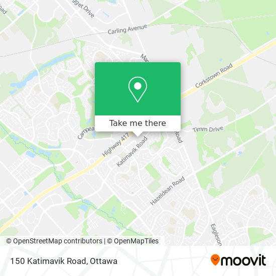 150 Katimavik Road map