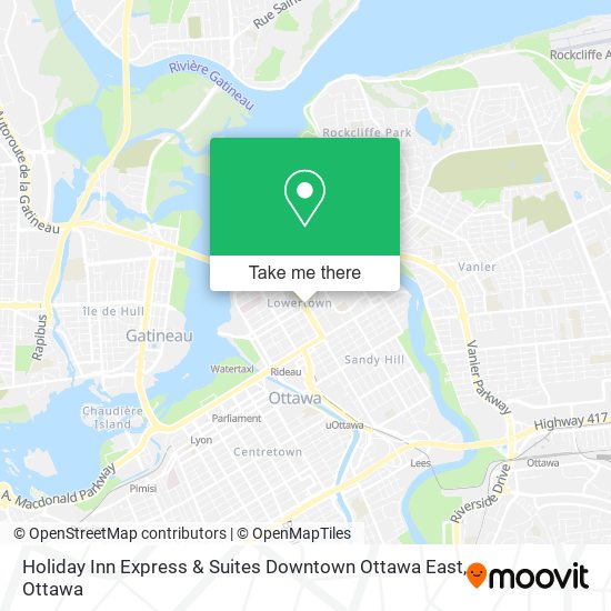 Holiday Inn Express & Suites Downtown Ottawa East plan