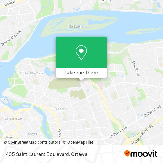 435 Saint Laurent Boulevard plan
