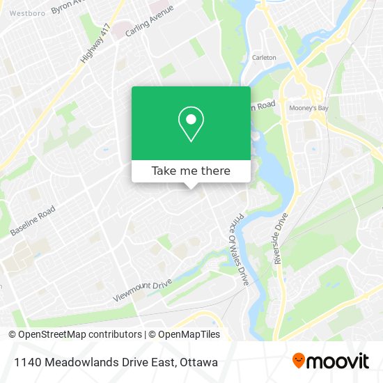 1140 Meadowlands Drive East map