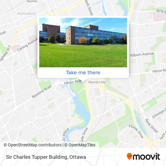 Sir Charles Tupper Building map