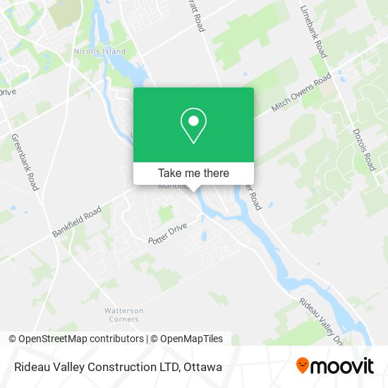 Rideau Valley Construction LTD map